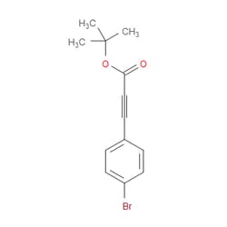 Aobchem&nbsp;1 1-Dimethylethyl 3-(4-bromophenyl)-2-propynoate | ≥95% | CAS 342043-09-8 | C13H13BrO2 | 1g