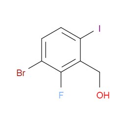 Aobchem&nbsp;(3-Bromo-2-fluoro-6-iodophenyl)methanol | ≥97% | CAS 1935071-22-9 | C7H5BrFIO | 500mg