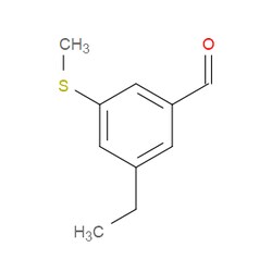 Aobchem&nbsp;3-Ethyl-5-(methylthio)benzaldehyde | ≥97% | CAS 1289157-51-2 | C10H12OS | 1g