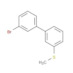 Aobchem&nbsp;3-Bromo-3 -(methylthio)-1 1 -biphenyl | ≥95% | CAS 1443313-46-9 | C13H11BrS | 500mg