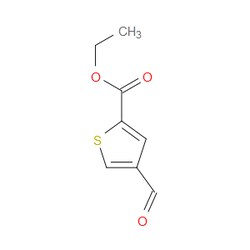 Aobchem&nbsp;Ethyl 4-formylthiophene-2-carboxylate | ≥95% | CAS 67808-69-9 | C8H8O3S | 500mg