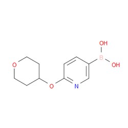 Aobchem&nbsp;B-[6-[(Tetrahydro-2H-pyran-4-yl)oxy]-3-pyridinyl]boronic acid | ≥95% | CAS 1028745-48-3 | C10H14BNO4 | 250mg
