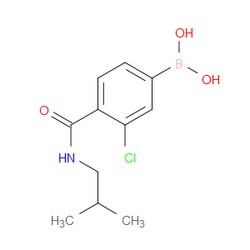 Aobchem&nbsp;3-Chloro-4-(isobutylcarbamoyl)benzeneboronic acid | ≥97% | CAS 2096335-60-1 | C11H15BClNO3 | 500mg