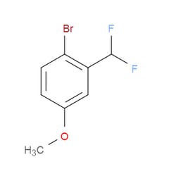 Aobchem&nbsp;1-Bromo-2-(difluoromethyl)-4-methoxybenzene | ≥97% | CAS 1214329-81-3 | C8H7BrF2O | 1g