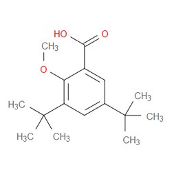Aobchem&nbsp;3 5-Di-tert-butyl-2-methoxybenzoic acid | ≥95% | CAS 31314-32-6 | C16H24O3 | 500mg