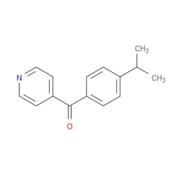 Aobchem&nbsp;[4-(1-Methylethyl)phenyl]-4-pyridinylmethanone | ≥95% | CAS 59776-91-9 | C15H15NO | 250mg