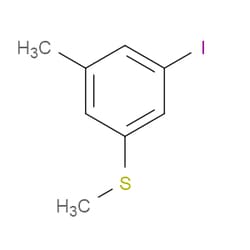 Aobchem&nbsp;(3-Iodo-5-methylphenyl)(methyl)sulfane | ≥97% | CAS 1824663-49-1 | C8H9IS | 500mg