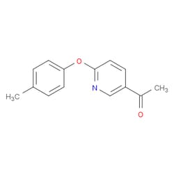 Aobchem&nbsp;1-[6-(4-Methylphenoxy)-3-pyridinyl]ethanone | ≥95% | CAS 1553935-56-0 | C14H13NO2 | 250mg