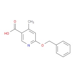 Aobchem&nbsp;4-Methyl-6-(phenylmethoxy)pyridine-3-carboxylic acid | ≥95% | CAS 1189757-61-6 | C14H13NO3 | 500mg
