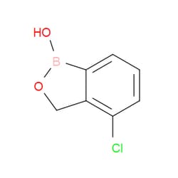 Aobchem&nbsp;4-Chloro-1 3-dihydro-1-hydroxy-2 1-benzoxaborole | ≥97% | CAS 947162-29-0 | C7H6BClO2 | 1g