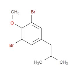Aobchem&nbsp;1 3-Dibromo-5-isobutyl-2-methoxybenzene | ≥97% | CAS 2734776-62-4 | C11H14Br2O | 1g
