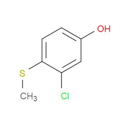 Aobchem&nbsp;3-Chloro-4-(methylthio)phenol | ≥97% | CAS 13560-43-5 | C7H7ClOS | 500mg