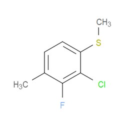 Aobchem&nbsp;(2-Chloro-3-fluoro-4-methylphenyl)(methyl)sulfane | ≥97% | CAS 1807272-00-9 | C8H8ClFS | 1g