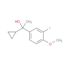 Aobchem&nbsp;-Cyclopropyl-3-fluoro-4-methoxy- -methylbenzenemethanol | ≥95% | CAS 1202774-76-2 | C12H15FO2 | 250mg