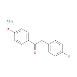 Aobchem&nbsp;2-(4-Fluorophenyl)-1-(4-methoxyphenyl)ethanone | ≥95% | CAS 2729-19-3 | C15H13FO2 | 500mg