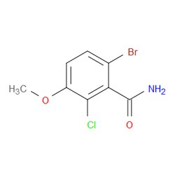 Aobchem&nbsp;6-Bromo-2-chloro-3-methoxybenzamide | ≥97% | CAS 2092138-10-6 | C8H7BrClNO2 | 1g