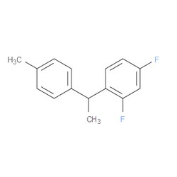 Aobchem&nbsp;2 4-Difluoro-1-(1-(p-tolyl)ethyl)benzene | ≥95% | CAS 2484888-98-2 | C15H14F2 | 1g