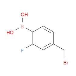 Aobchem 4-(Bromomethyl)-2-fluorophenylboronic acid | ≥97% | CAS 1331945-16-4