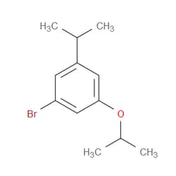 Aobchem&nbsp;1-Bromo-3-isopropoxy-5-isopropylbenzene | ≥97% | CAS 1369811-57-3 | C12H17BrO | 1g