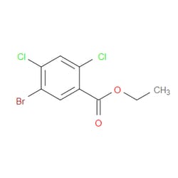 Aobchem&nbsp;Ethyl 5-bromo-2 4-dichlorobenzoate | ≥97% | CAS 862243-37-6 | C9H7BrCl2O2 | 1g