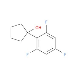 Aobchem&nbsp;1-(2 4 6-Trifluorophenyl)cyclopentanol | ≥95% | CAS 1512450-66-6 | C11H11F3O | 250mg