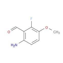 Aobchem&nbsp;6-Amino-2-fluoro-3-methoxybenzaldehyde | ≥95% | CAS 2586127-39-9 | C8H8FNO2 | 1g
