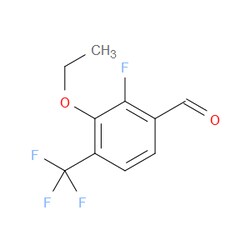 Aobchem&nbsp;3-Ethoxy-2-fluoro-4-(trifluoromethyl)benzaldehyde | ≥97% | CAS 2385326-92-9 | C10H8F4O2 | 1g