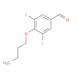 Aobchem&nbsp;4-Butoxy-3 5-difluorobenzaldehyde | ≥97% | CAS 1443344-17-9 | C11H12F2O2 | 500mg