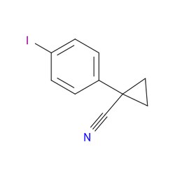 Aobchem&nbsp;1-(4-Iodophenyl)cyclopropanecarbonitrile | ≥95% | CAS 124276-79-5 | C10H8IN | 250mg