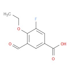 Aobchem&nbsp;4-Ethoxy-3-fluoro-5-formylbenzoic acid | ≥95% | CAS 2137718-50-2 | C10H9FO4 | 500mg