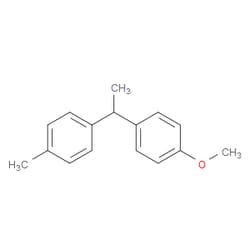 Aobchem&nbsp;1-Methoxy-4-(1-(p-tolyl)ethyl)benzene | ≥97% | CAS 196489-67-5 | C16H18O | 1g