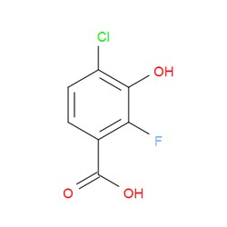 Aobchem&nbsp;4-Chloro-2-fluoro-3-hydroxybenzoic acid | ≥97% | CAS 91658-98-9 | C7H4ClFO3 | 1g