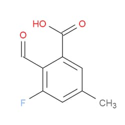 Aobchem&nbsp;3-Fluoro-2-formyl-5-methylbenzoic acid | ≥97% | CAS 2384415-10-3 | C9H7FO3 | 1g