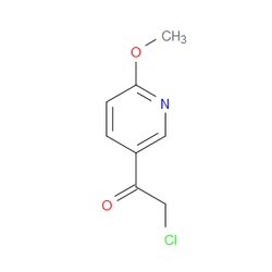 Aobchem&nbsp;2-Chloro-1-(6-methoxy-3-pyridinyl)ethanone | ≥95% | CAS 136591-96-3 | C8H8ClNO2 | 1g