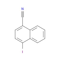 Aobchem&nbsp;4-Iodo-1-naphthalenecarbonitrile | ≥95% | CAS 140456-96-8 | C11H6IN | 250mg
