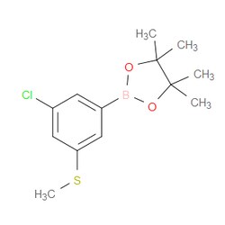 Aobchem&nbsp;5-Chloro-3-(meththio)phenylboronic acid pinacol ester | ≥97% | CAS 1256360-24-3 | C13H18BClO2S | 500mg
