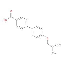 Aobchem&nbsp;4-Isobutoxybiphenyl-4 -carboxylic acid | ≥97% | CAS 875927-49-4 | C17H18O3 | 500mg