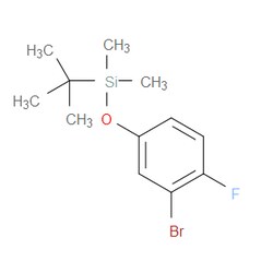 Aobchem&nbsp;(3-Bromo-4-fluorophenoxy)(tert-butyl)dimethylsilane | ≥95% | CAS 1037088-98-4 | C12H18BrFOSi | 1g