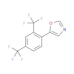 Aobchem&nbsp;5-(2 4-Bis(trifluoromethyl)phenyl)oxazole | ≥95% | CAS 2364585-25-9 | C11H5F6NO | 250mg