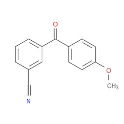 Aobchem&nbsp;3-(4-Methoxybenzoyl)benzonitrile | ≥95% | CAS 60694-67-9 | C15H11NO2 | 1g
