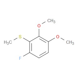 Aobchem&nbsp;(6-Fluoro-2 3-dimethoxyphenyl)(methyl)sulfane | ≥97% | CAS 1805064-34-9 | C9H11FO2S | 500mg