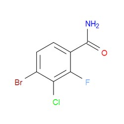 Aobchem&nbsp;4-Bromo-3-chloro-2-fluorobenzamide | ≥97% | CAS 1863087-69-7 | C7H4BrClFNO | 1g