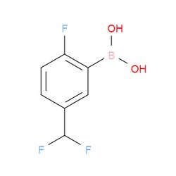 Aobchem&nbsp;(5-(Difluoromethyl)-2-fluorophenyl)boronic acid | ≥95% | CAS 2222020-37-1 | C7H6BF3O2 | 500mg