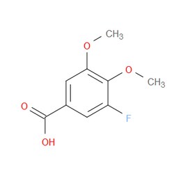 Aobchem&nbsp;3-Fluoro-4 5-dimethoxybenzoic acid | ≥97% | CAS 1260810-41-0 | C9H9FO4 | 1g