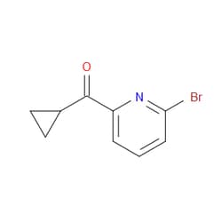 Aobchem&nbsp;(6-Bromo-2-pyridinyl)cyclopropylmethanone | ≥95% | CAS 1287217-34-8 | C9H8BrNO | 500mg
