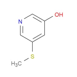 Aobchem&nbsp;5-(Methylsulfanyl)pyridin-3-ol | ≥95% | CAS 910649-52-4 | C6H7NOS | 500mg