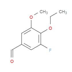 Aobchem&nbsp;4-Ethoxy-3-fluoro-5-methoxybenzaldehyde | ≥97% | CAS 2386564-56-1 | C10H11FO3 | 250mg