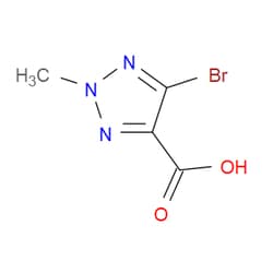 Aobchem&nbsp;5-Bromo-2-methyl-2H-1 2 3-triazole-4-carboxylic acid | ≥97% | CAS 1372711-56-2 | C4H4BrN3O2 | 500mg