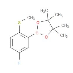 Aobchem&nbsp;5-Fluoro-2-(methylthio)phenylboronic acid pinacol ester | ≥97% | CAS 1428532-52-8 | C13H18BFO2S | 1g