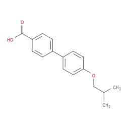 Aobchem&nbsp;4-Isobutoxybiphenyl-4 -carboxylic acid | ≥97% | CAS 875927-49-4 | C17H18O3 | 250mg